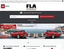 Tablet Screenshot of fla-automobiles.fr